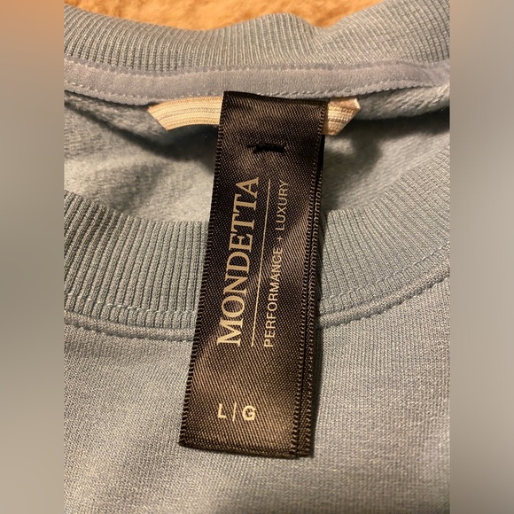 Mondetta Ladies' Lightweight Crewneck soft blue - Picture 10 of 11